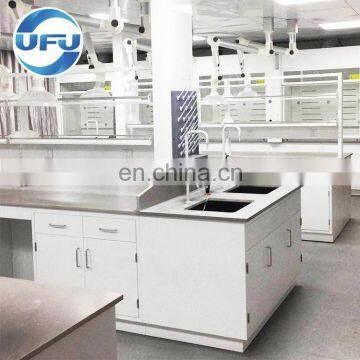 Chemical Laboratory Workbench with Functional Column