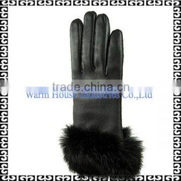 2016 New Fashion Ladies Gloves Green Gloves Green Elegance Classic Leather Women Ladies Winter Leather Gloves