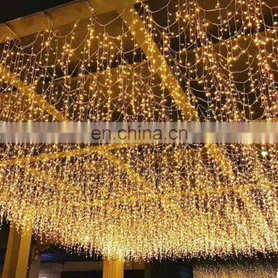 IP65 warm white customized  LED Fairy String Lights Christmas Party Wedding Holiday Decoration Garland Light String