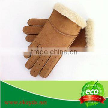 100% Natural sheepskin glove