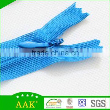 Apparel Zippers Korea for Clothing 3# Invisible Zippers With Water Drop Puller Quality Choice photo-5