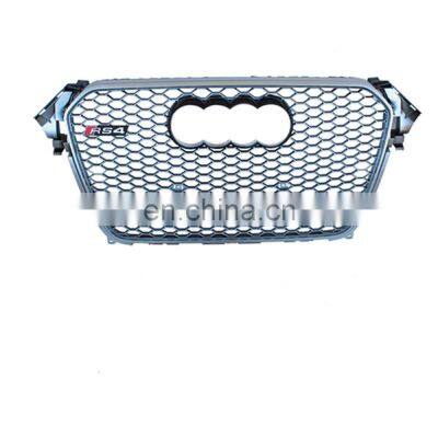 Car front bumper face lift grille,front bumper grille for AUDI A4 2013-2016 upgraded to RS4