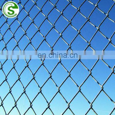 Factory price 2m x 15m per roll galvanized chain link fence for farm