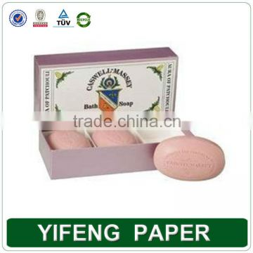 Wholesale custom fashion paper soap packaging box