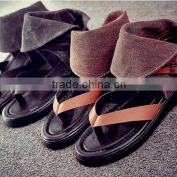 2016 New Model Lastest Special Comfortable Ladies Female Woman Roman Style Patchwork Summer Sandals Shoes photo-5