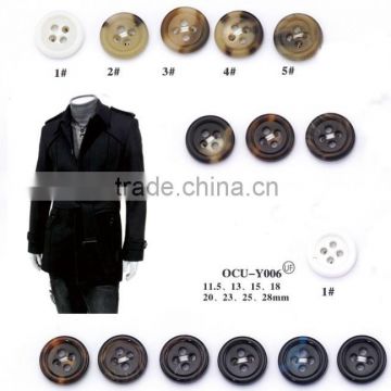 4-holes fashion plastic Urea shirts button