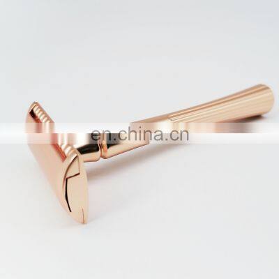 Female Personal Care Metal Razor Double Edge Safety High Quality Razor for Women photo-5