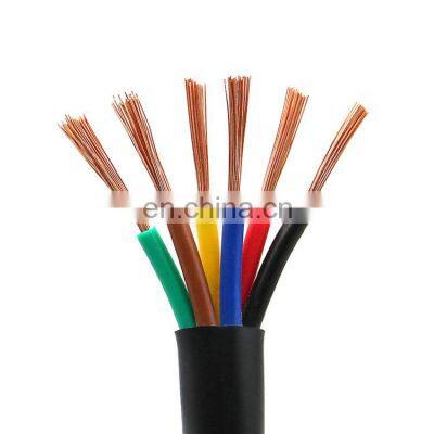 Brothers Young Brand High Quality RVV 7 Cores Pure Copper Flexible Electrical Cable photo-4