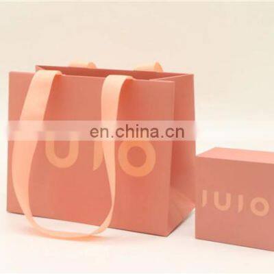 New Design Custom Logo Recycle Carry Packaging Handle Paper Gift Bag photo-5