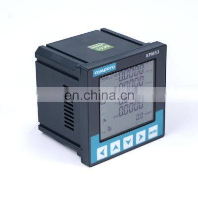 3phase Digital LCD modbus-rtu rs485  smart electric power meter KPM53E power meter watt