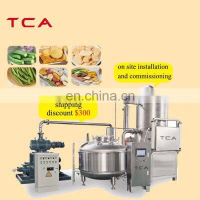 TCA 50kg - 300kg vaccum frying machine continuous vacuum fryer machine price