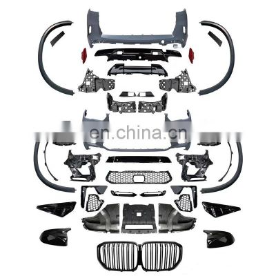 CLY automotive parts For BMW X5 G05 Modified X5M Bodykits front rear car bumpers with car Grille