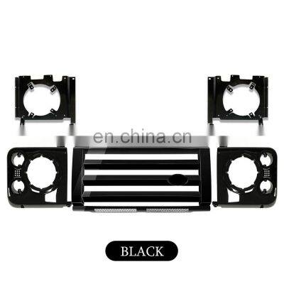 SVX STYLE FRONT GRILLE + HEADLAMP CASES ORIGINAL LIGHTS FITS LAND ROVER DEFENDER 90 110