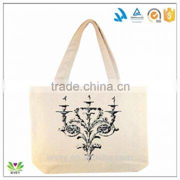 natural cotton canvas bag with logo