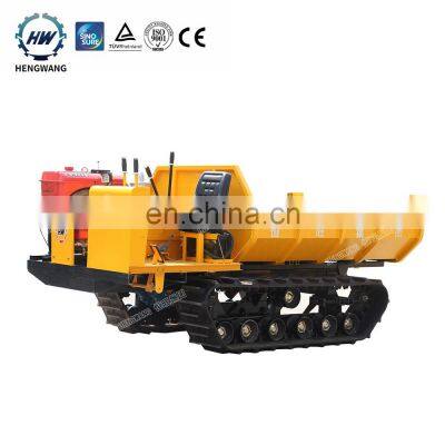 HENGWANG HW4000L 4 ton mini garden dumper rubber diesel dumper-atv mini dumper malaysia