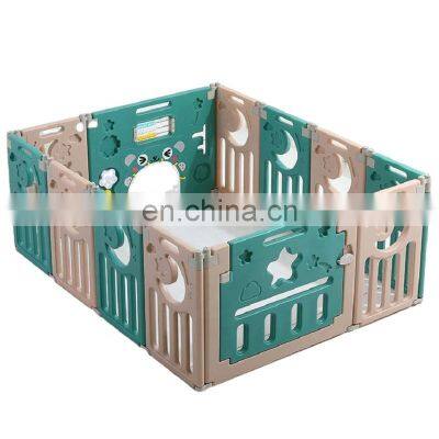 Indoor Portable Kids Play Plastic Fence Safety Baby Playpen