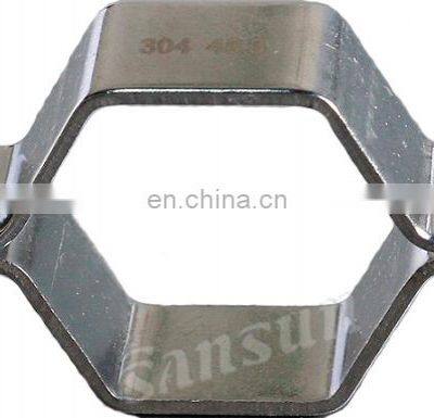 SS304 Hygienic Tube Pipe Hanger Stainless Pipe Fitting Holder Sets