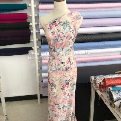 Plain Style Poplin Digital 100% Cotton Printed Fabrics For Clothing photo-2