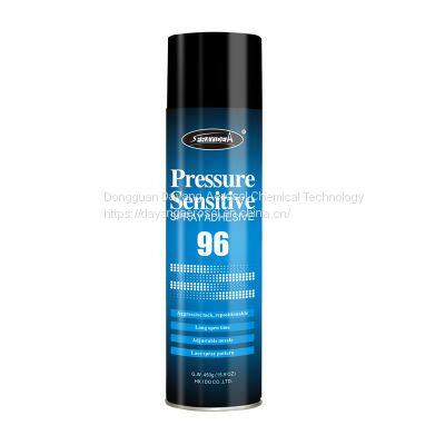 pressure sensitive spray adhessive