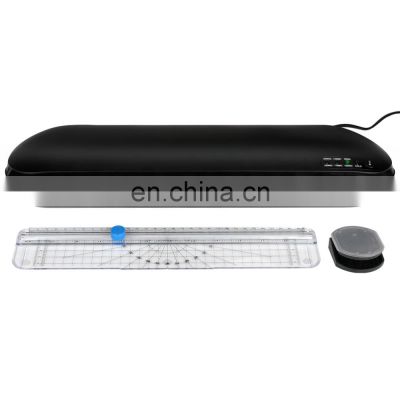 Custom Made 2 Rollers Office Plastic Automatic 230mm A3 Laminator Photo/Paper Hot Cold Laminating Machine