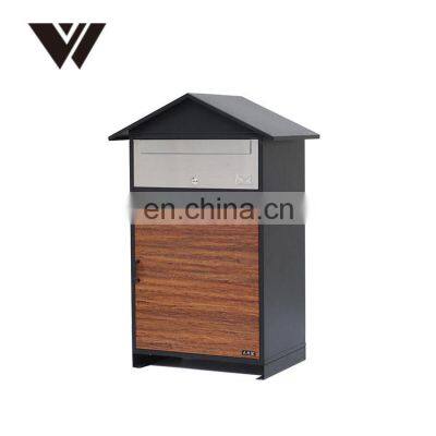 Home Outdoor Package Galvanized Steel Large Smart Parcel Delivery Mailbox Drop Post Mail Letter Box
