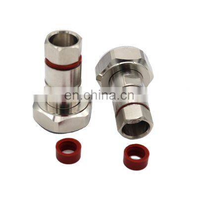 din 7/16 L29 Male Plug Straight Clamp Connector for 1/2 super flex cable feeder cable