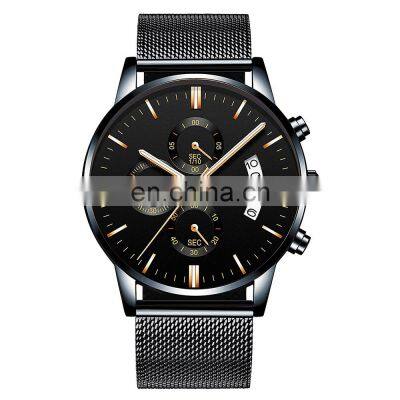 Fashion Waterproof Watches Men Minimalist Wrist Top Brand Luxury Stainless Steel Quartz Watch