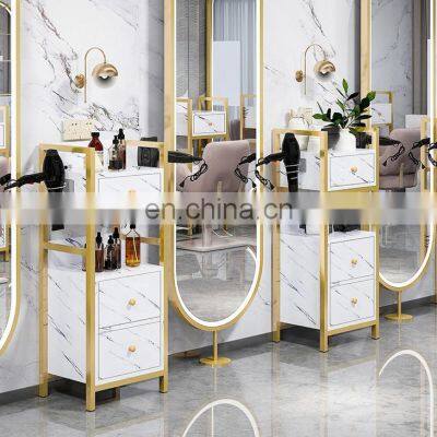 Modern Beauty Salon Equipment Other Salon Furniture Nails Supplies Salon Trolley Chair Mirror Trolley photo-3