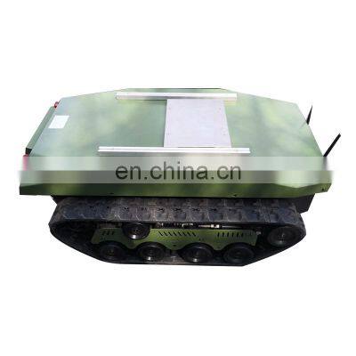 Advanced Electronic Control System Rubber Track Robot Chassis for Sale All Terrain Vehicle Robot