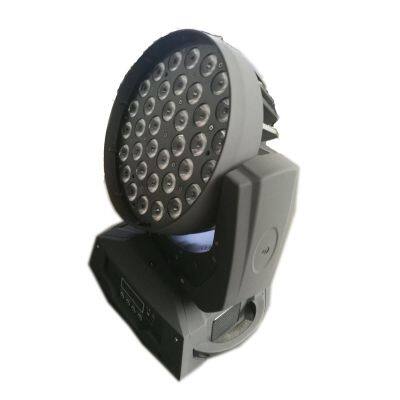 Stage Lights Factory Direct Sales 36Pcs 10W Stage Lighting for Dj Club 36*10W RGBW 4in1 Zoom Moving Head Wash Disco Light photo-2