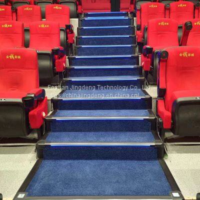 Indoor Opera House N001 downward blue line iq carpet type aluminum led step light wholesale China factory price