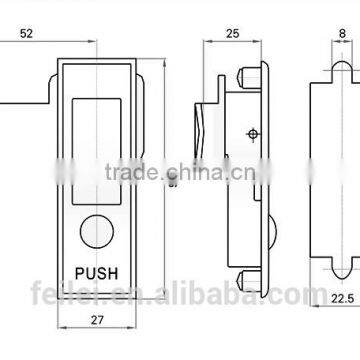 Push Bottom Plane Lock Rod Control Plane Lock photo-5