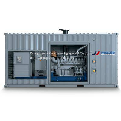 910kva MTU imported diesel engine electric generator containerized genset 1500rpm