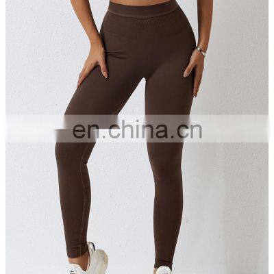 High Waist Add Elastic Waistband Tummy Control Scrunch Butt Lift Gym Sport Yoga Shorts Tight Leggings Women Workout Running Wear photo-5