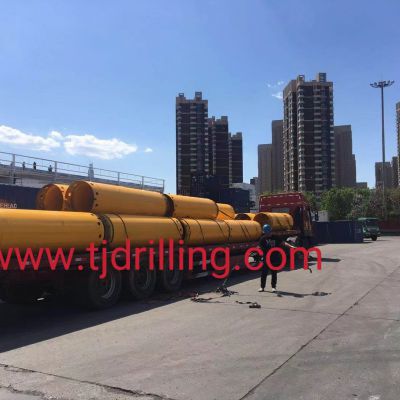 Sell 880/800mm double wall casing pipe with bauer screw joint with walls thickness of 40mm for bored pile