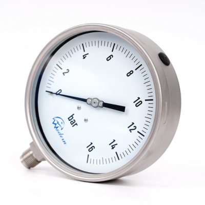 QC-001 Stainless Steel Shock-proof Pressure Gauge,0-16bar,Oil-filled Pressure Gauge,Nominal Diameter 150mm,Accuracy Level 1.6， photo-3