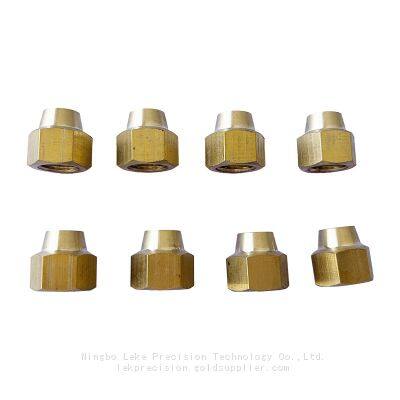 Copper nozzle Copper bushing Composite CNC lathe machining Stainless steel parts fastener processing