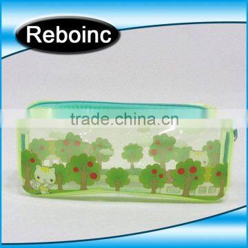 Transparent PVC drawstrawing bag for packing fant swimming cap