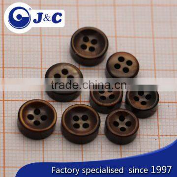 4mm Thickness Pearl Shell Buttons ,brown MOP Shells Shirt Button photo-2