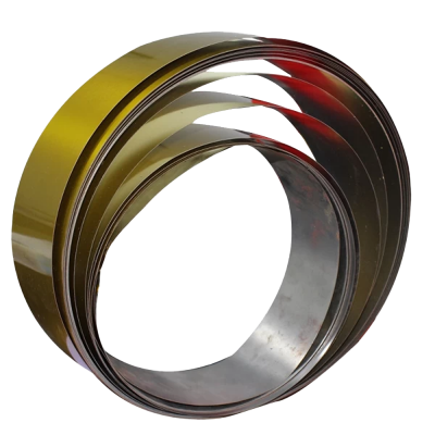 Tinplate Steel Tinplate Metal Tinplate Strip Golden Tin Coated Steel Strip photo-1