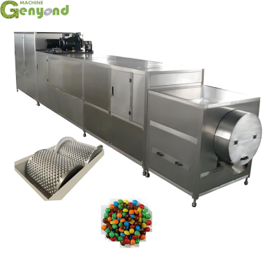 Fábrica Genyond Linha de Produção de Grãos de Chocolate Máquina de Fabricação de Grãos de Chocolate