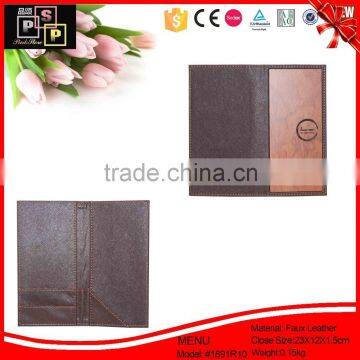 Best Selling Hotel Waterproof Sketch Book Menu Holder
