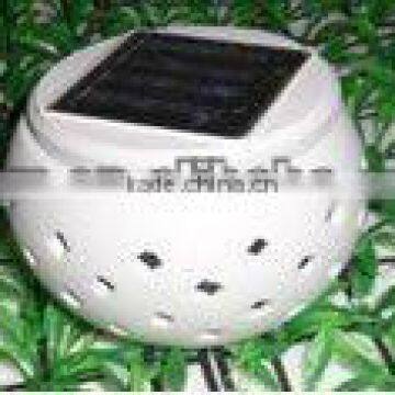 solar ceramic lamp for garden use