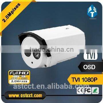 2.0 Megapixel TVI Bullet Camera 3.6mm fixed Lens IR Camera 1080P TVI 25 Meter Camera support ip66 with 100% Metal