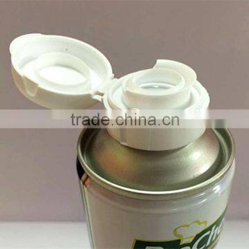 27mm oil flip top cap/plastic bottle cap/tin can aerosol cap