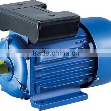 Single phase ac motor with double capacitor