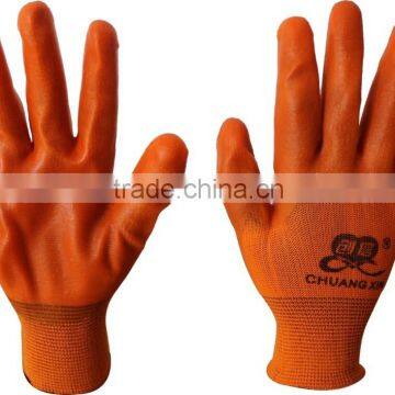 Cheapest Price Pvc Dipping Safety Gloves With 13 Gauge Polyester photo-4