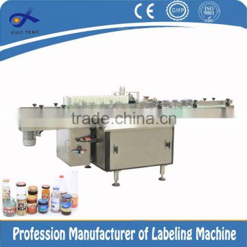 High speed round bottle glue paper paste labeling machine