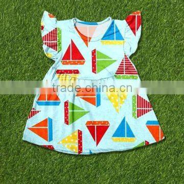 persnickety back to school clothes over print short sleeve dress baby girls clothes kids clothes
