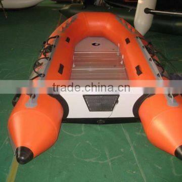 CE 2012 Hot selling Aluminum floor 380 Inflatable Boat rescue boat